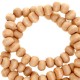 Wooden beads 8mm Nature Wood-nougat brown